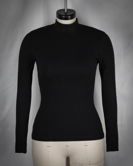 Joni Mock Neck Long Sleeve Top