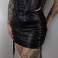 Siouxie Lace-up Skirt