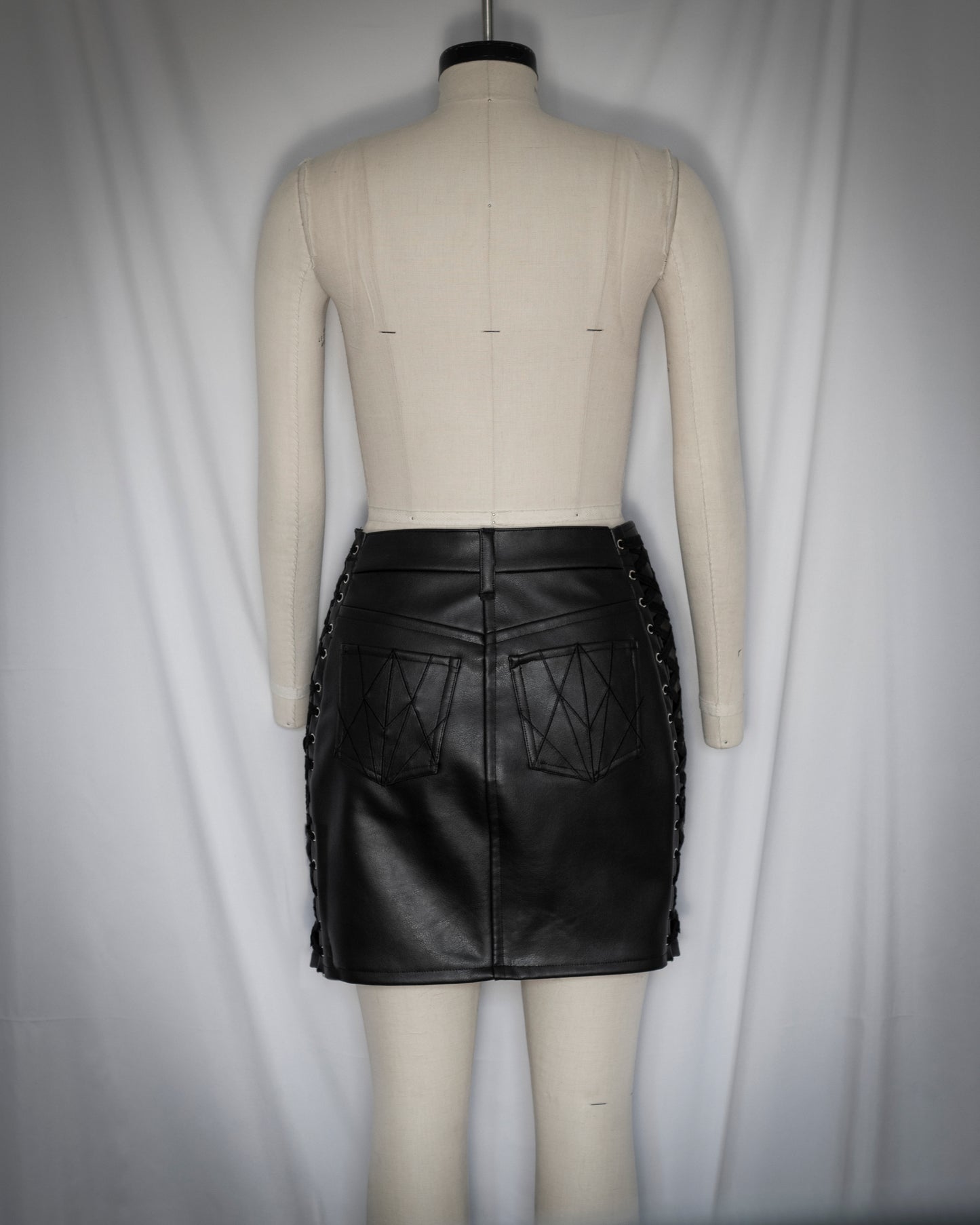 Siouxie Lace-up Skirt